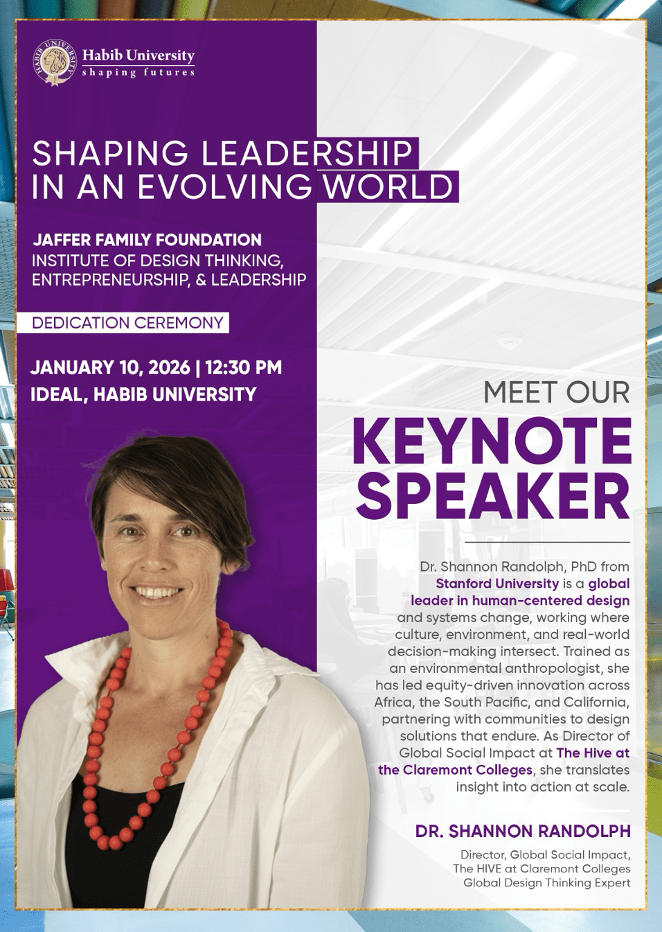 IDEAL dedication ceremony